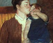 玛丽 史帝文森 卡萨特 : 母亲和孩子